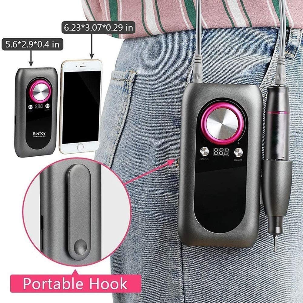 Amazon.co.jp: RPM35000プロフェッショナル充電式ポータブルネイル