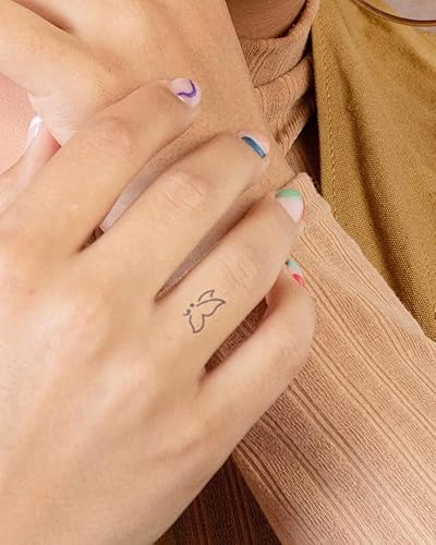 Inkbox - Tatuajes temporales de larga duración, tinta prémium, impermeable, a mano alzada