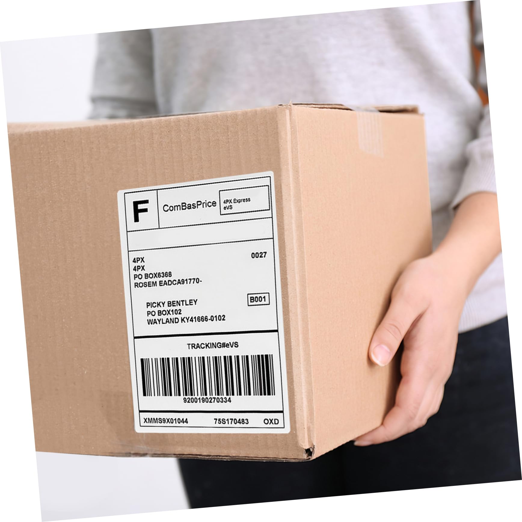 Thermoetiketten 500 Stück aus Papier für Versand und Beschriftung