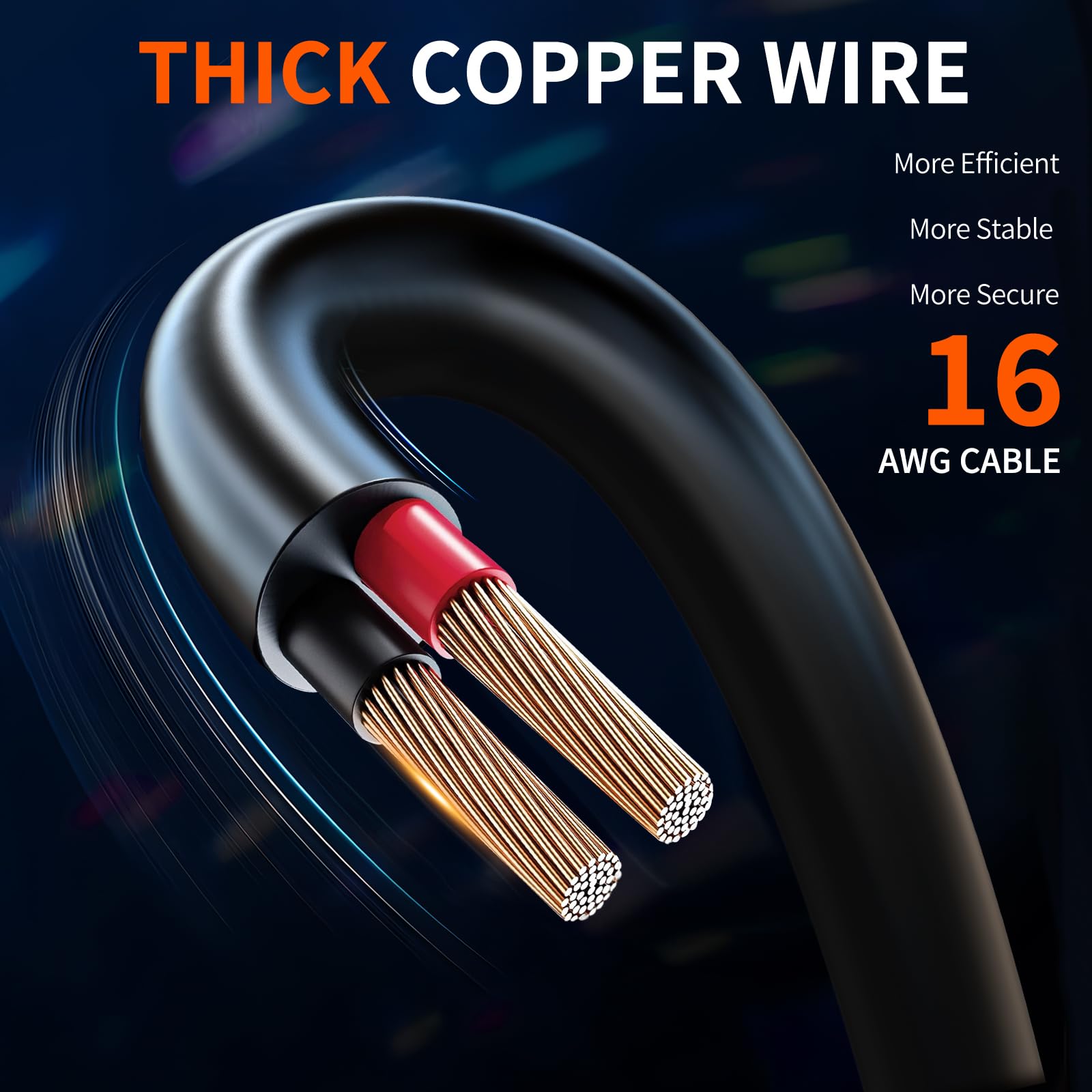QWORK® 4m 16AWG Prolunga per Accendisigari Auto con 15A Fusibile, Presa