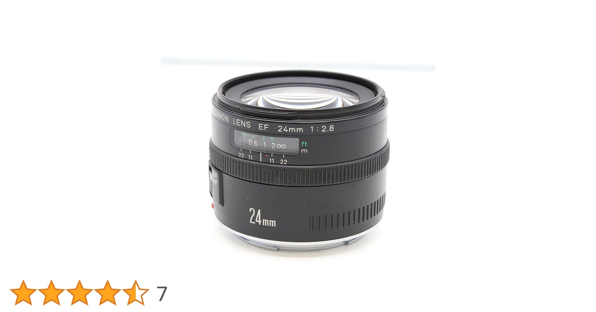 Canon EF 24mm F2.8 キャノン Canon EF 24mm F2.8 Obiettivo : Amazon.it: Elettronica