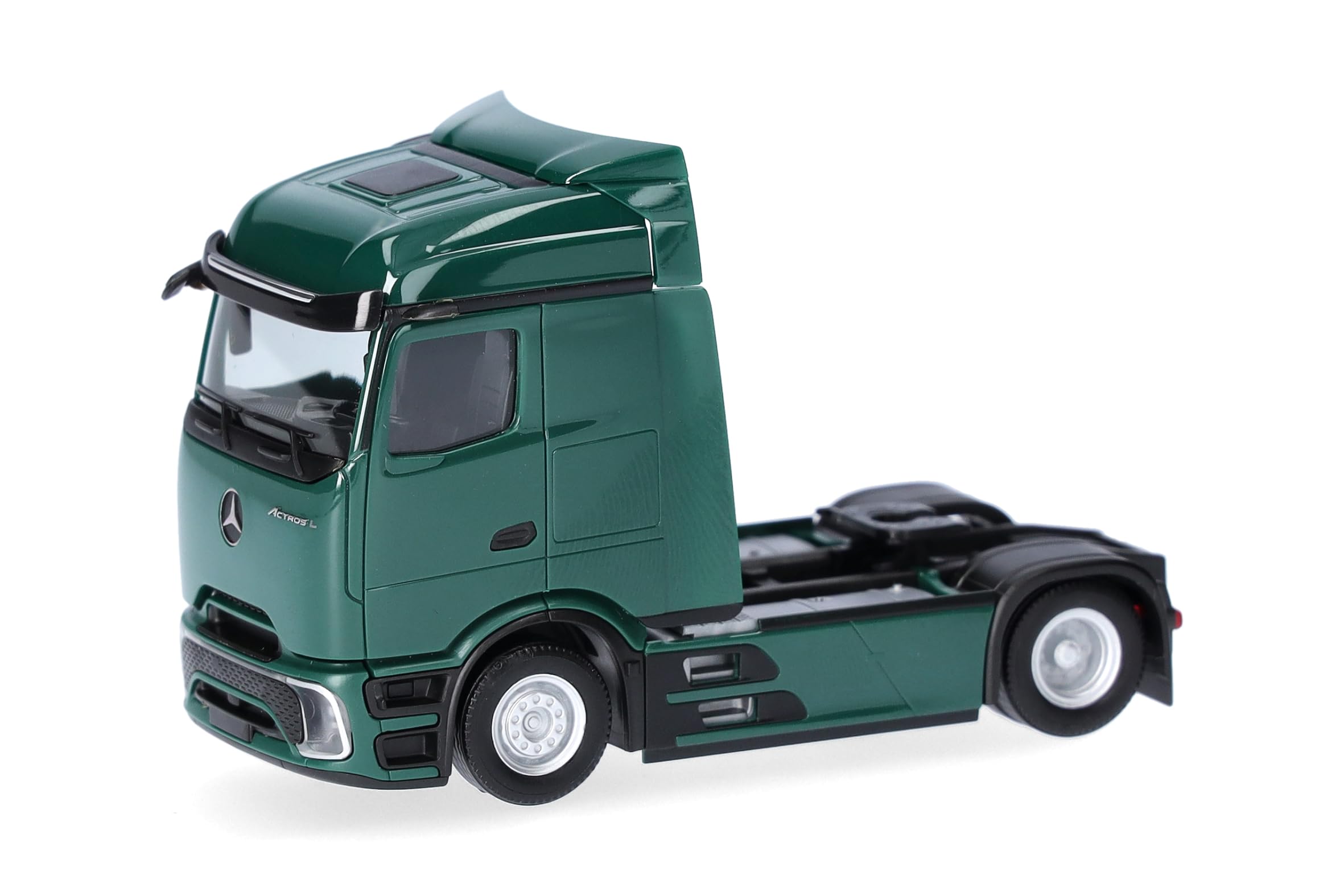 Herpa 319430-002 1:87 MB Actros L Procabin Streamspace 2-Axle Semi Truck, Moos