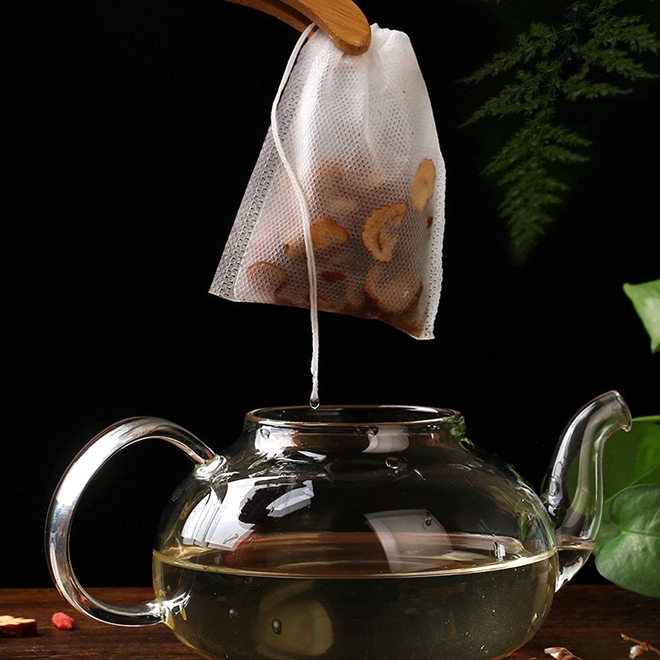 1000/2000Pcs Bustine di Tè di Carta Filtro Bustine di Tè Usa E Getta per Il Tè Sfuso Infusore Bustine di Tè di Caffè Bustine di Tè Vuote con String Guarire Sigillo