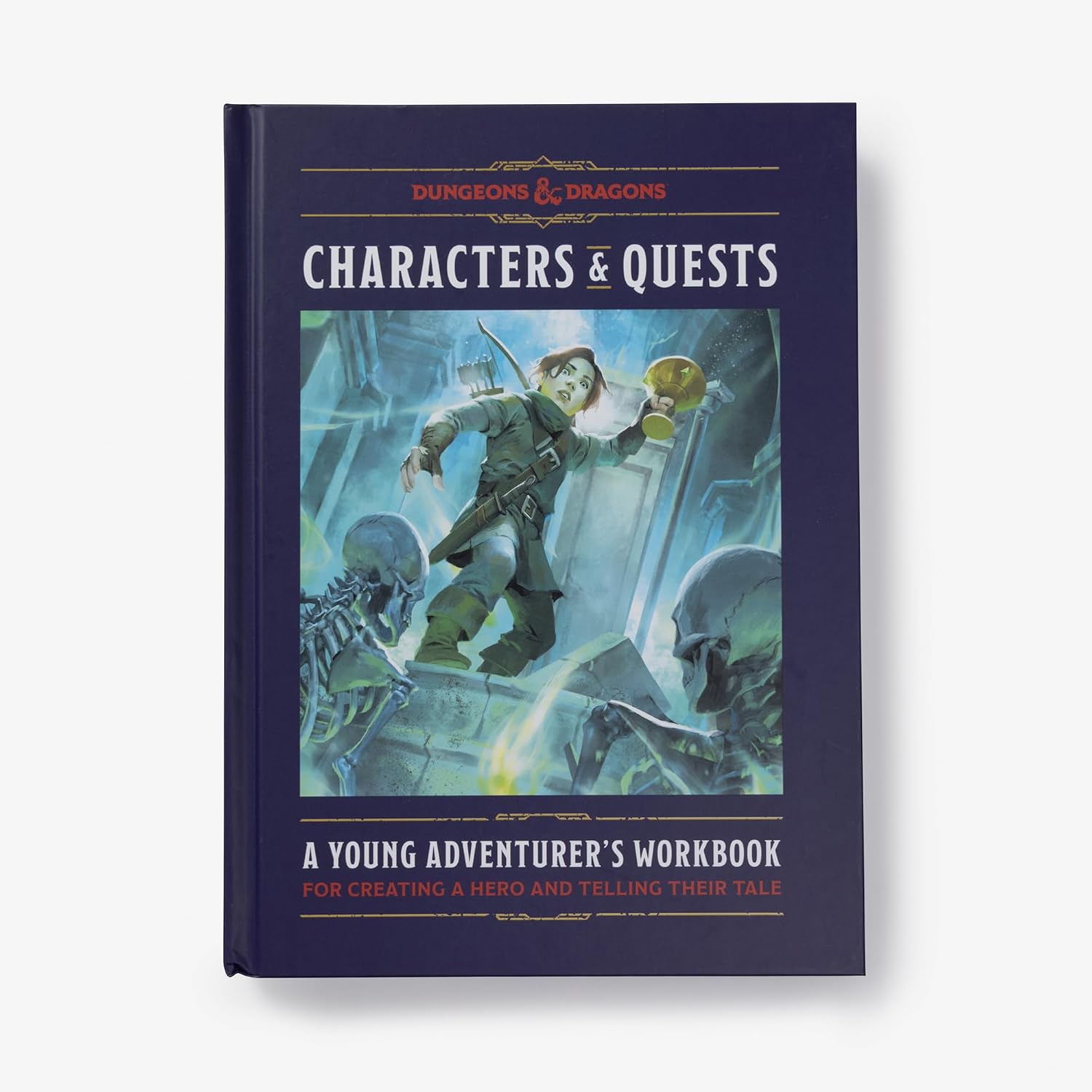 Characters & Quests (Dungeons & Dragons): A Young Adventurer's Workbook for Creating a Hero and Telling Their Tale      Hardcover – September 26, 2023