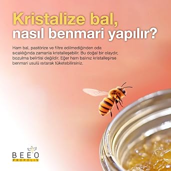 Bee'o Chestnut Honey (Crude Honey), 300 gr