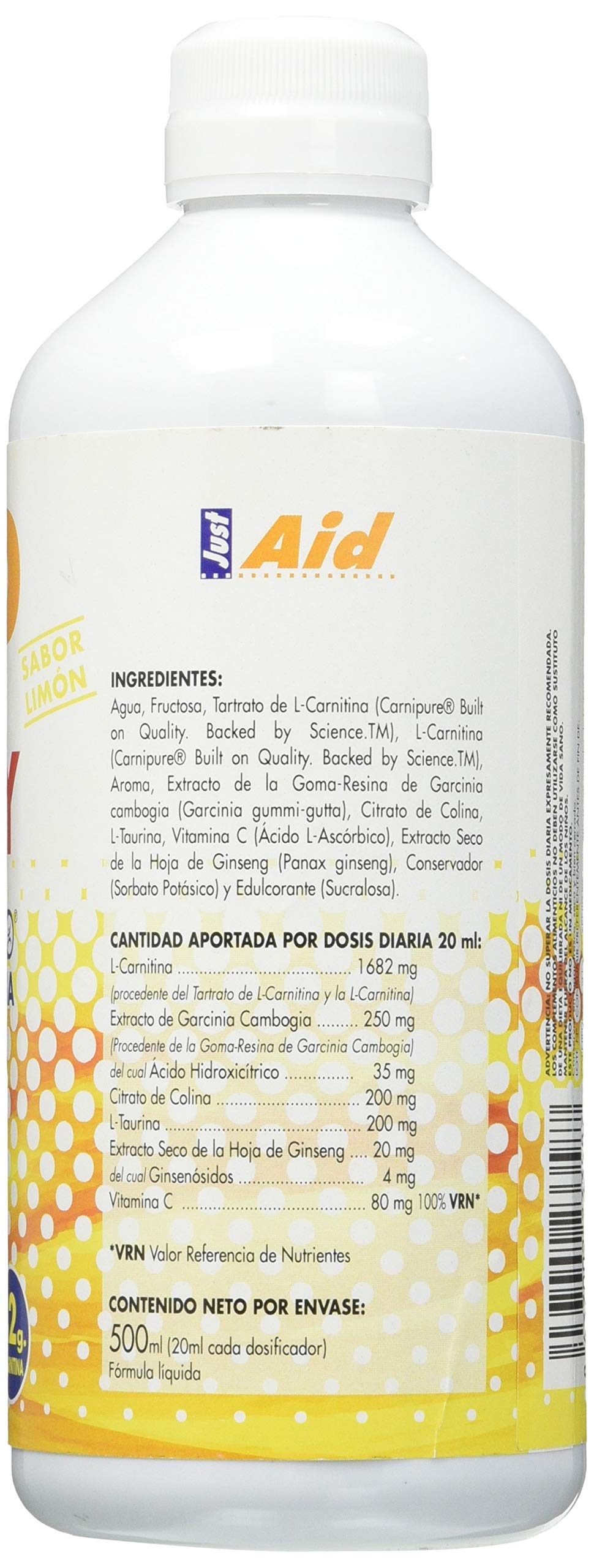 CARNITINA ORANGE SIROP 500 ML