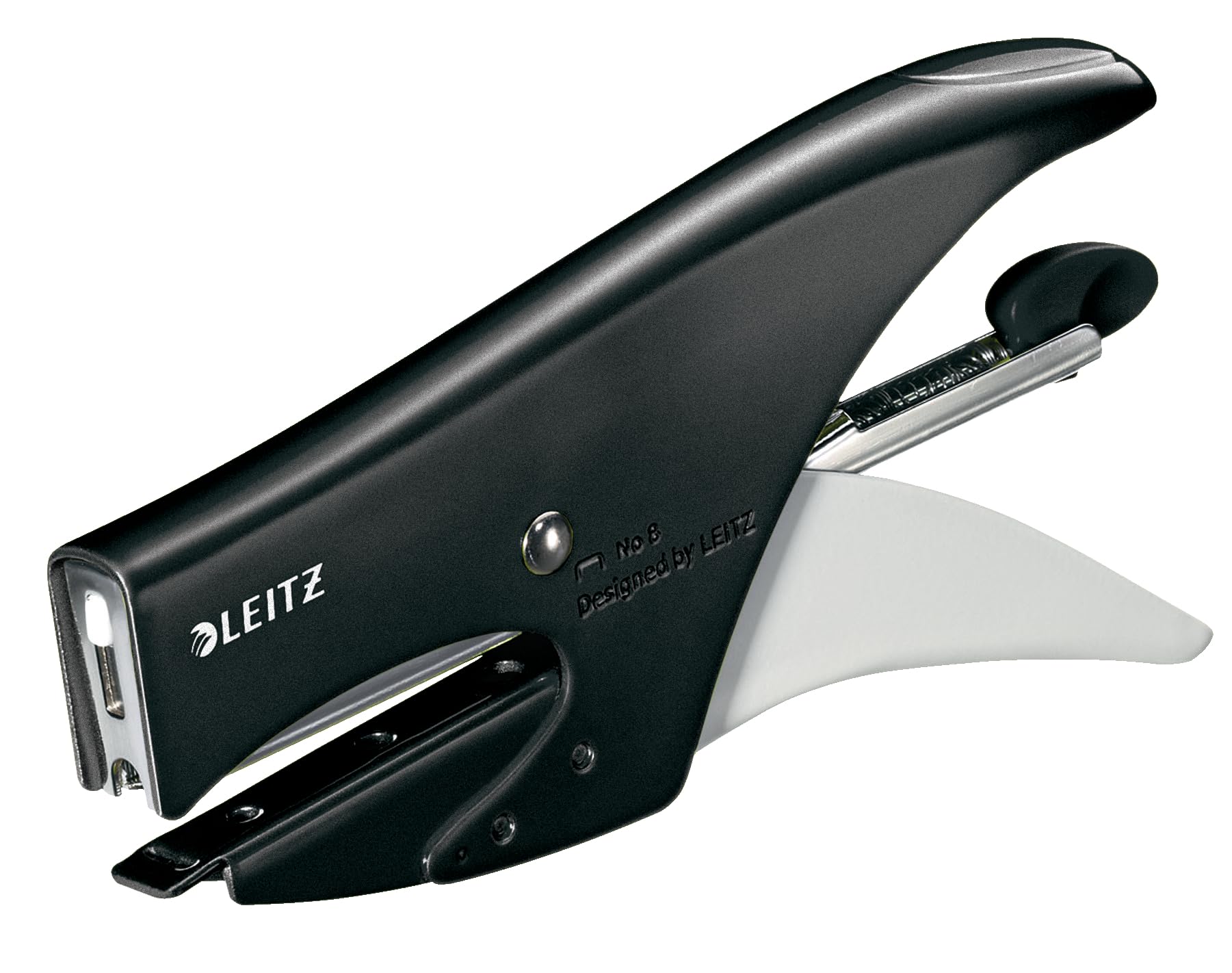 Leitz Nietmachine, 30 Vellen, Ergonomisch Metalen Behuizing, Nietjes Meegeleverd, 55021054 - Groen