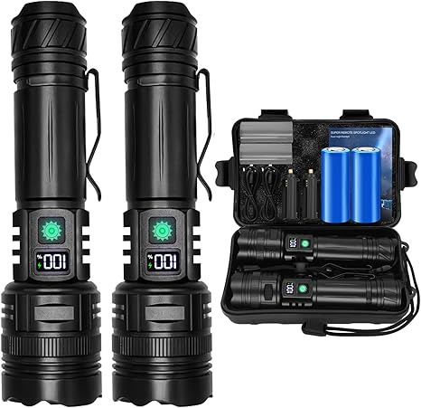 Linterna LED Alta Potencia 30000 Lúmenes