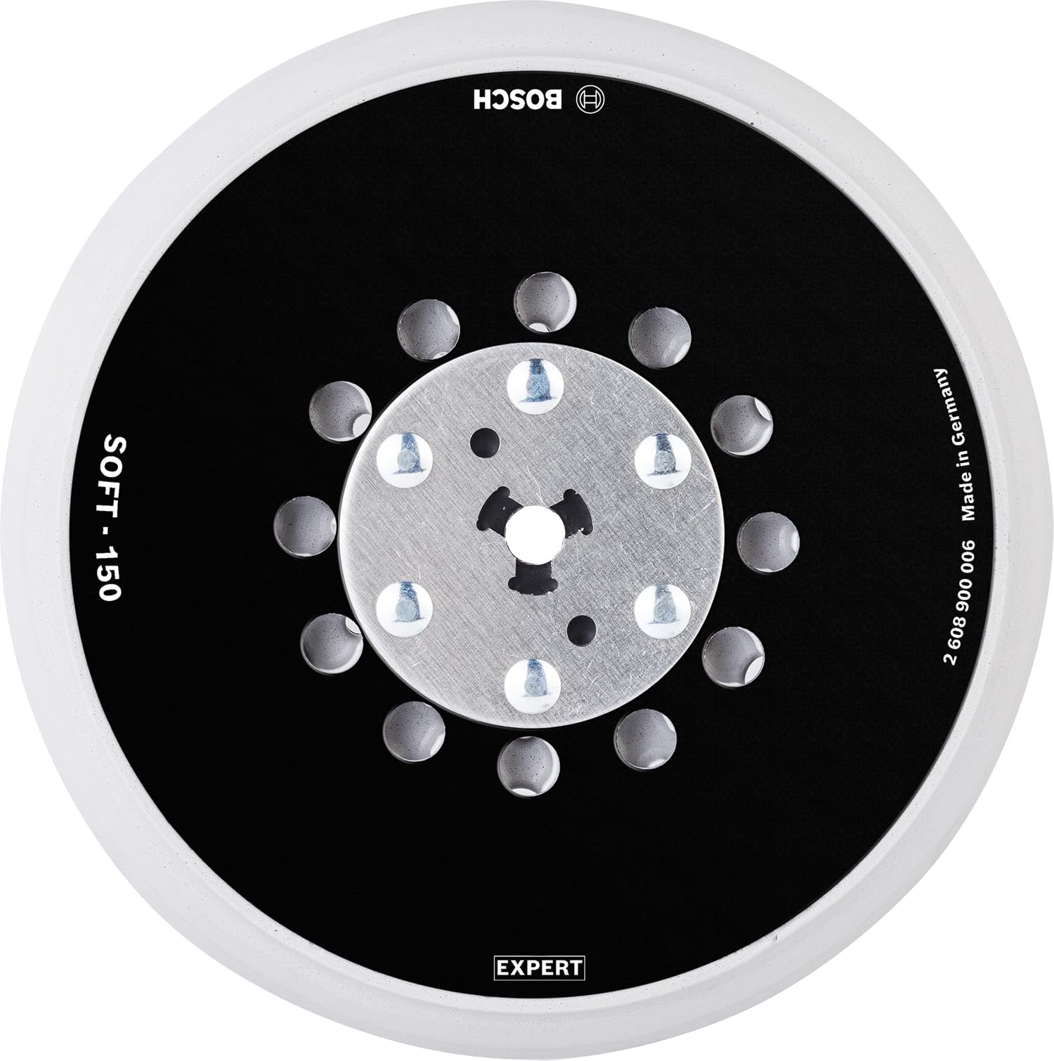 Bosch Bosch 1x EXPERT Multihole Backing Pads Universal 150 mm (Ø 150 mm, Professional Accessory Random Orbital Sander)