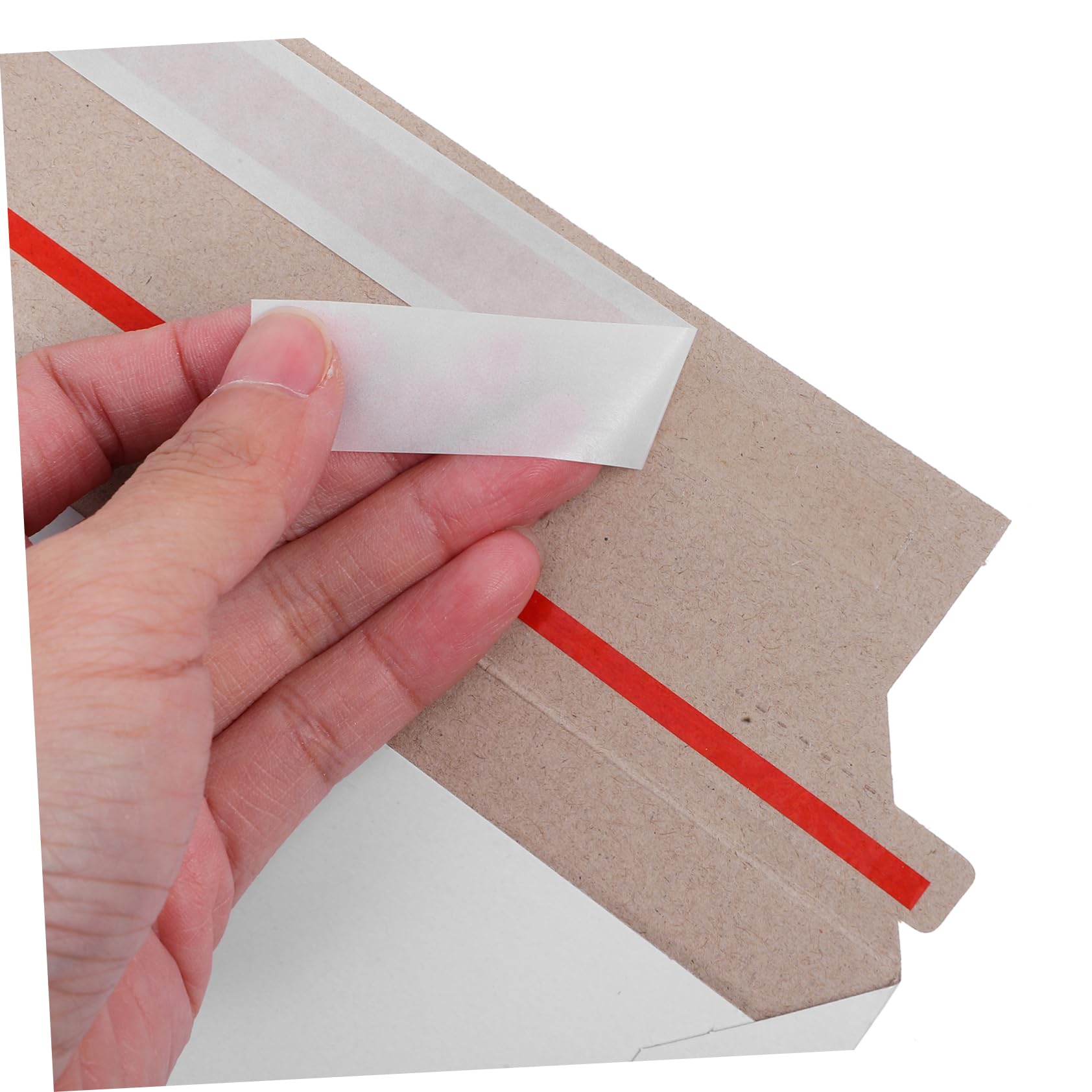 OSALADI 20pièces Enveloppes Expédition Rigides Plates Carton Blanc avec Fermeture Autocollante pour Documents Photos et Magazines