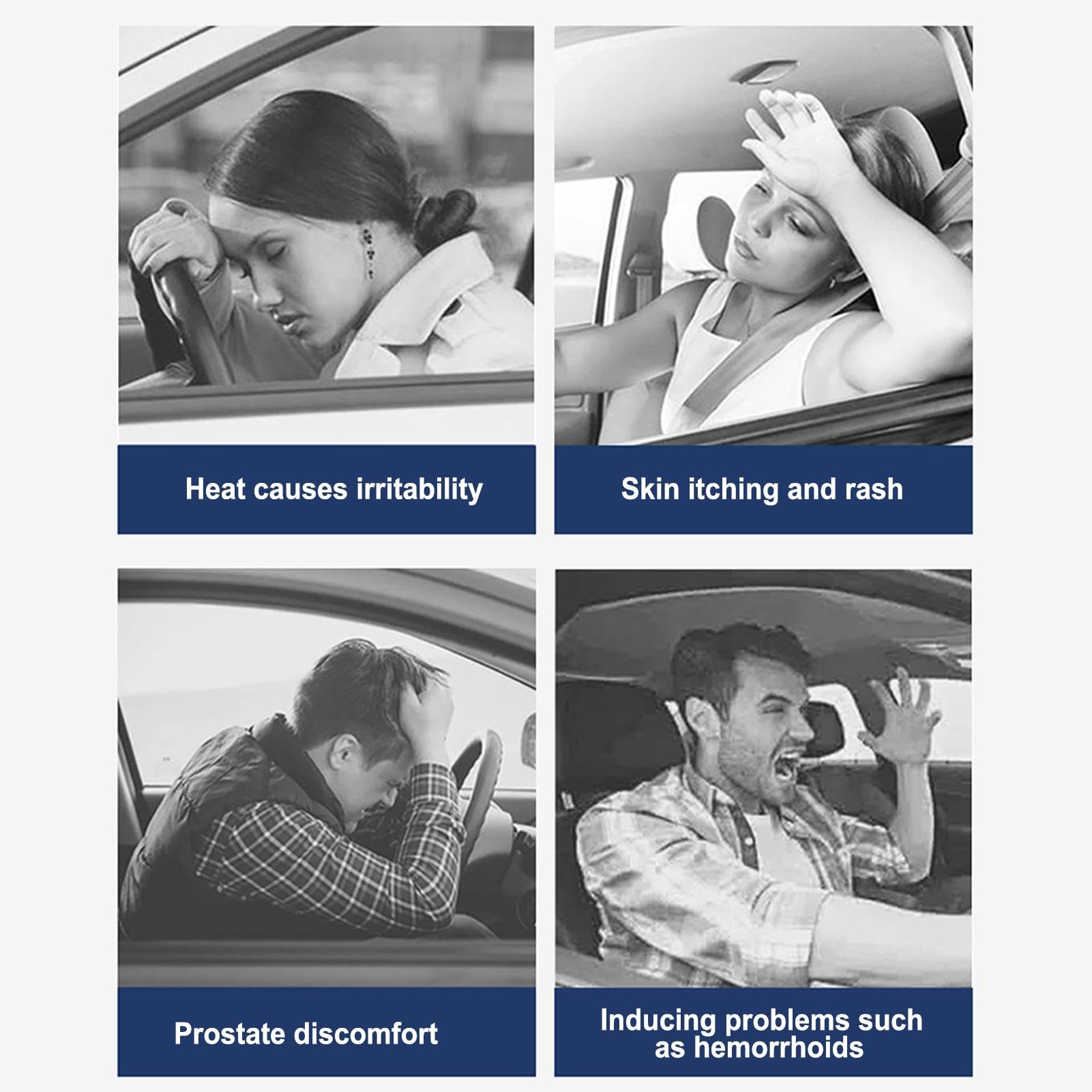 Cojín de asiento de aire de refrigeración,Cojín de asiento de refrigeración,Cojín enfriador para asiento de coche | Almohadillas para fundas de asientos de automóvil con refrigeración ventilada para S
