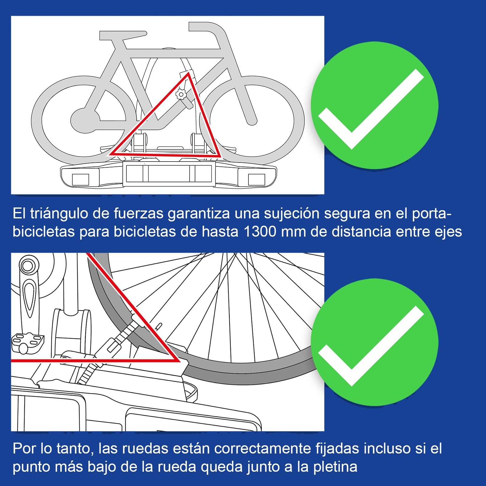 Westfalia Portabicicletas Bikelander Classic para Enganches | para 2 Bicicletas | Apto para Bicicletas Eléctricas | Plegable