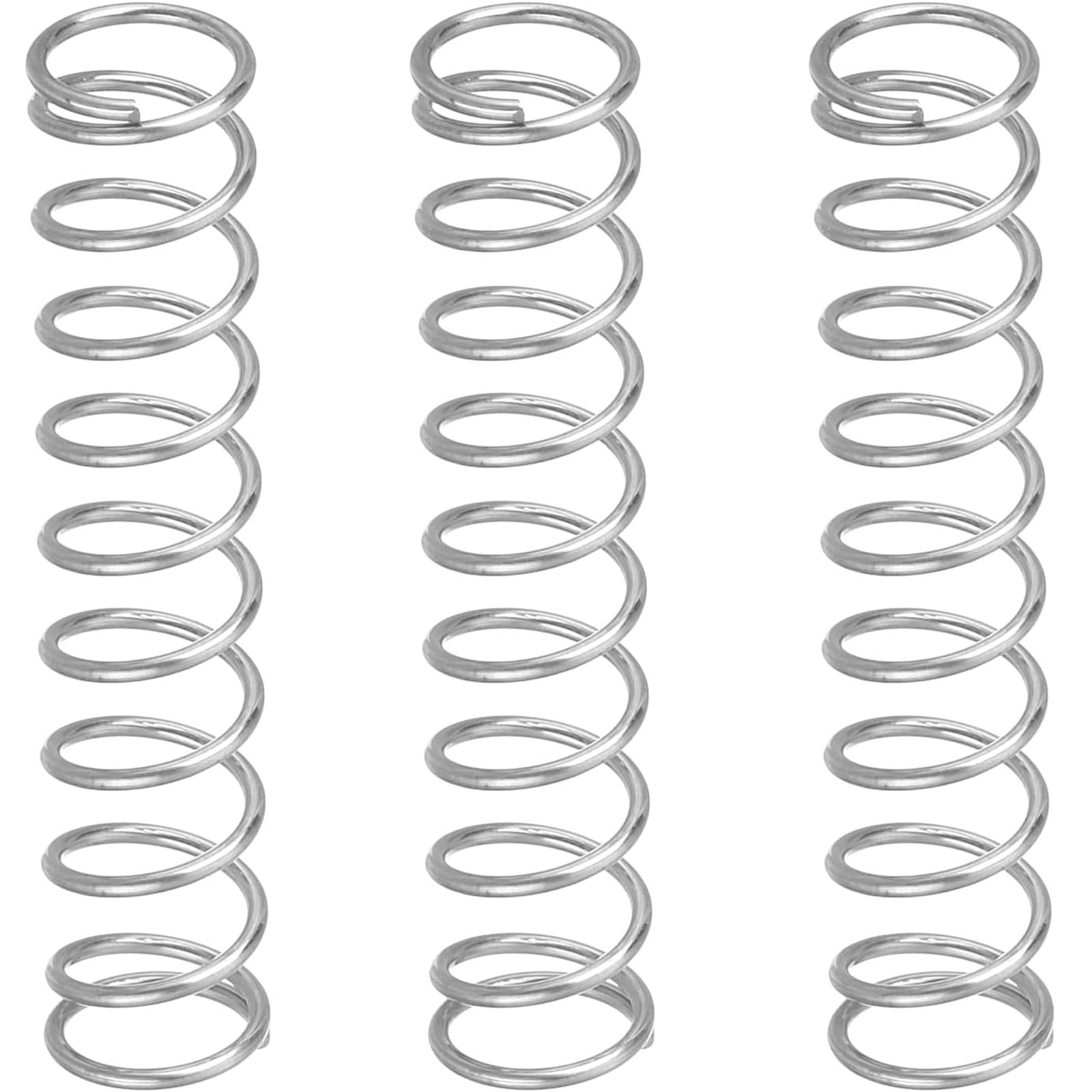 20Pcs SP9706 Mechanical Compression Spring, Stainless Steel Extension Spring 0.041 GA x 1/2 in. x 1-1/2 in. Sliver Tone (1X12.7X38mm) — Amazon image 6