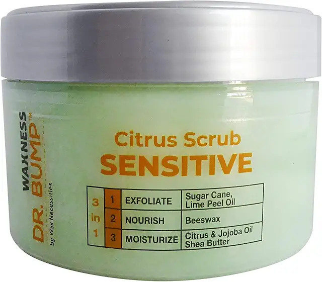 Waxness Zitrus-Peeling für empfindliche Haut - Sanftes Körperpeeling 250 g