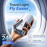 Holy Stone HS360E GPS EIS Drones for Adults with Camera 4K, 249g FAA Compliant Lightweight Foldable FPV RC Quadcopter Drone with 1200W Sensor, 20000ft Range, Auto Return, Follow Me, Upgraded HS360S