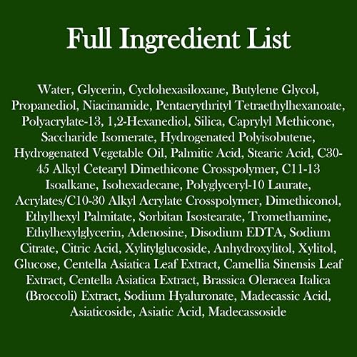 Miniatura 7 de RAVIEL  Green Derma Double Cica Cream - Hidratante calmante e hidratante para piel propensa al enrojecimiento y soporte de barrera, cuidado de la