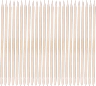 150pcs Wood Cuticle Pusher Sticks Double-ended Orange Manicure Pedicure Tools for Nail Care Professional Nail Polish Remover Tool Suitable for Home and Salon Use