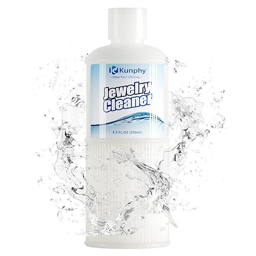 kunphy Limpiador ultrasónico de joyas 2024, soluciones profesionales de limpieza ultrasónica para uso en todas las máquinas limpiadoras