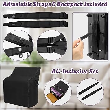 Accordion 22 Keys 8 Bass, Suitable for beginners,Easy Learning(Purple)