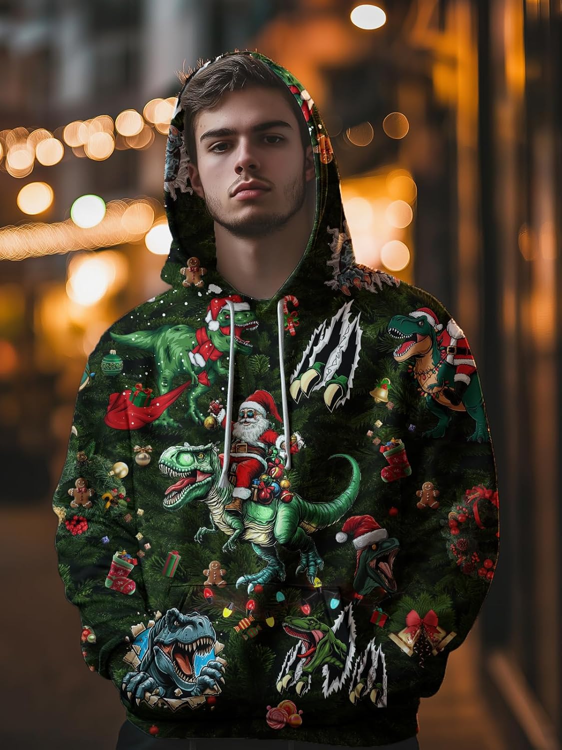 Unisex Graphic Hoodies for Men Women Funny 3D Novelty Pullover Sweatshirt Teen Boy Girls Hoodie With Pocket - Image 3