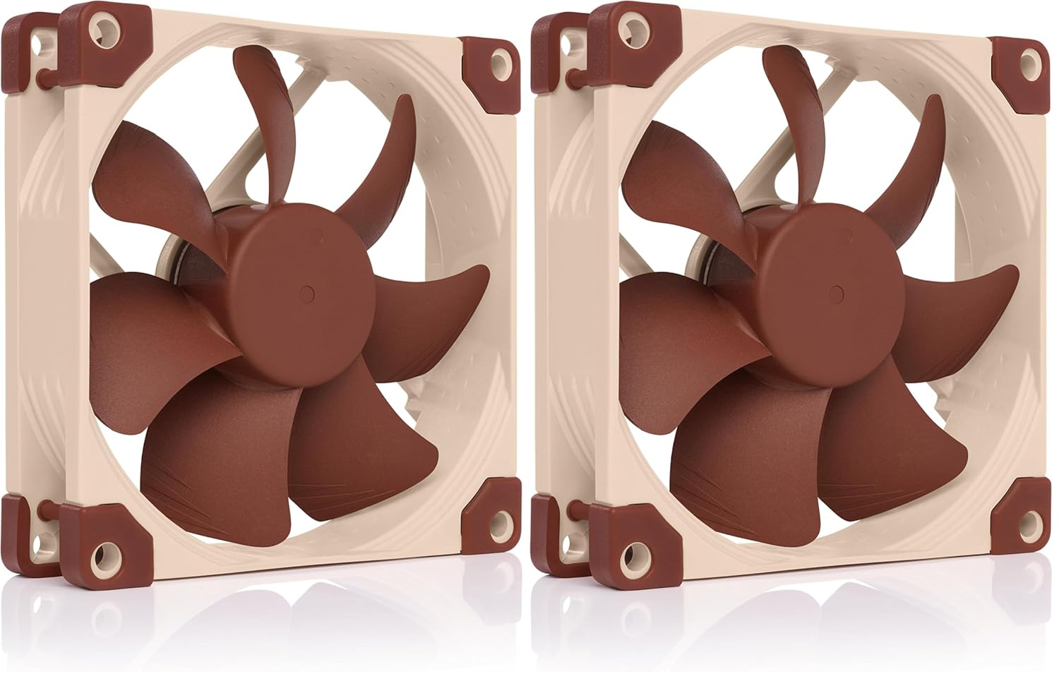 Noctua NF-A9 5V PWM, Premium Quiet Fan with USB Power Adaptor Cable, 4-Pin, 5V Version (92mm, Brown) (Pack of 2)