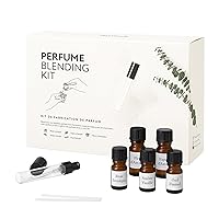 Vista 1 de Kit de fabricación de perfumes Crea tu propio perfume exclusivo con 5 aceites de fragancia premium, alcohol de perfume, atomizador de vidrio