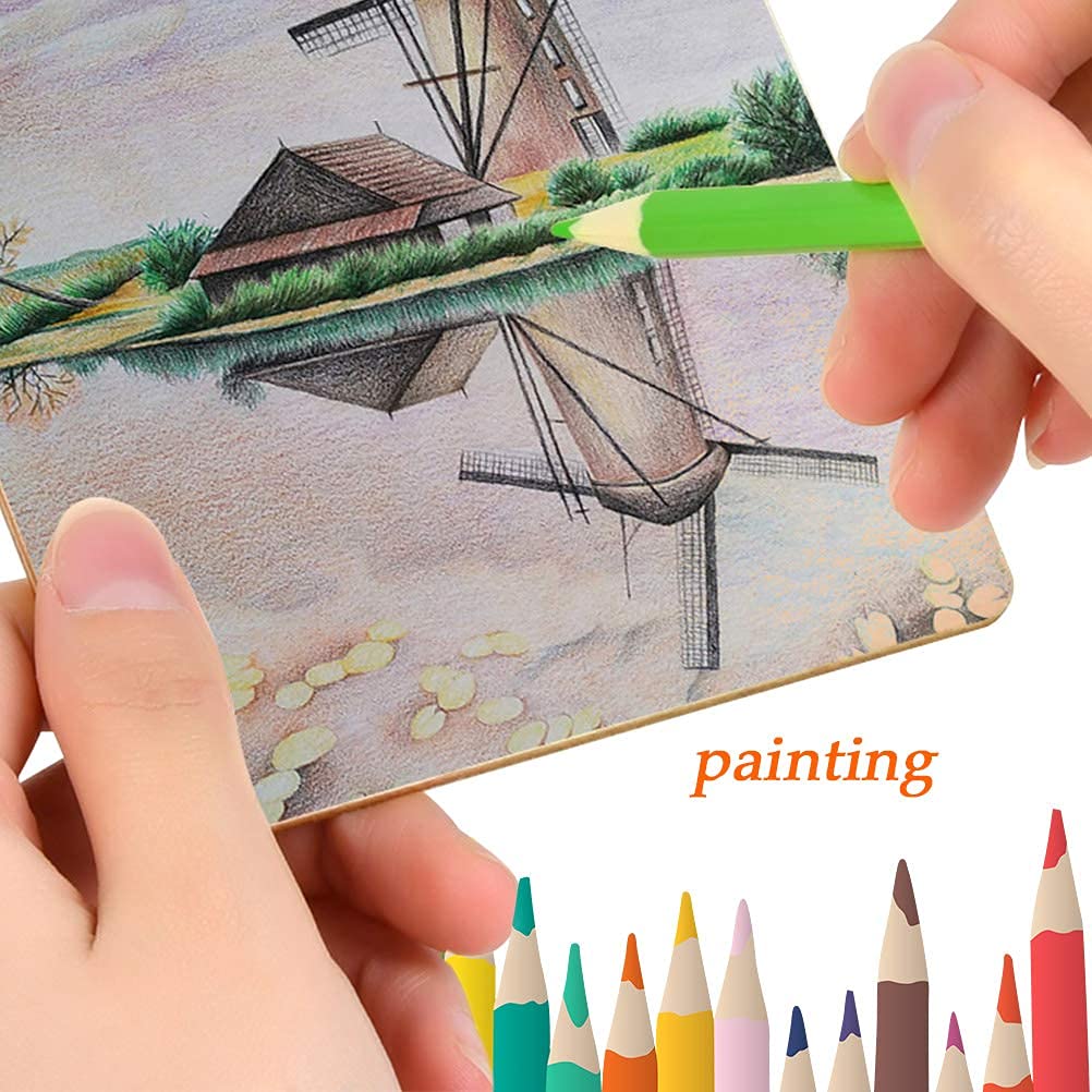 12 Pannelli In Legno Di Balsa Non Finiti - 20x4x0,3 Cm - Per Pittura, Incisione, Artigianato E Decorazione Casa - Foto 13