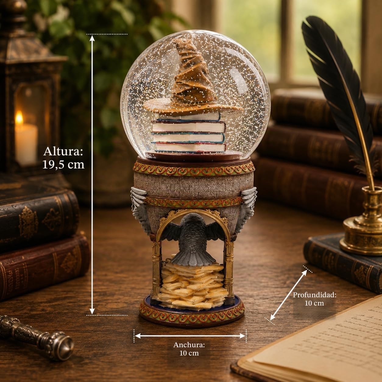 Nemesis Now Globo de Nieve Oficial de Harry Potter First Day at Hogwarts, Multicolor, 19,5 cm, B5959V2