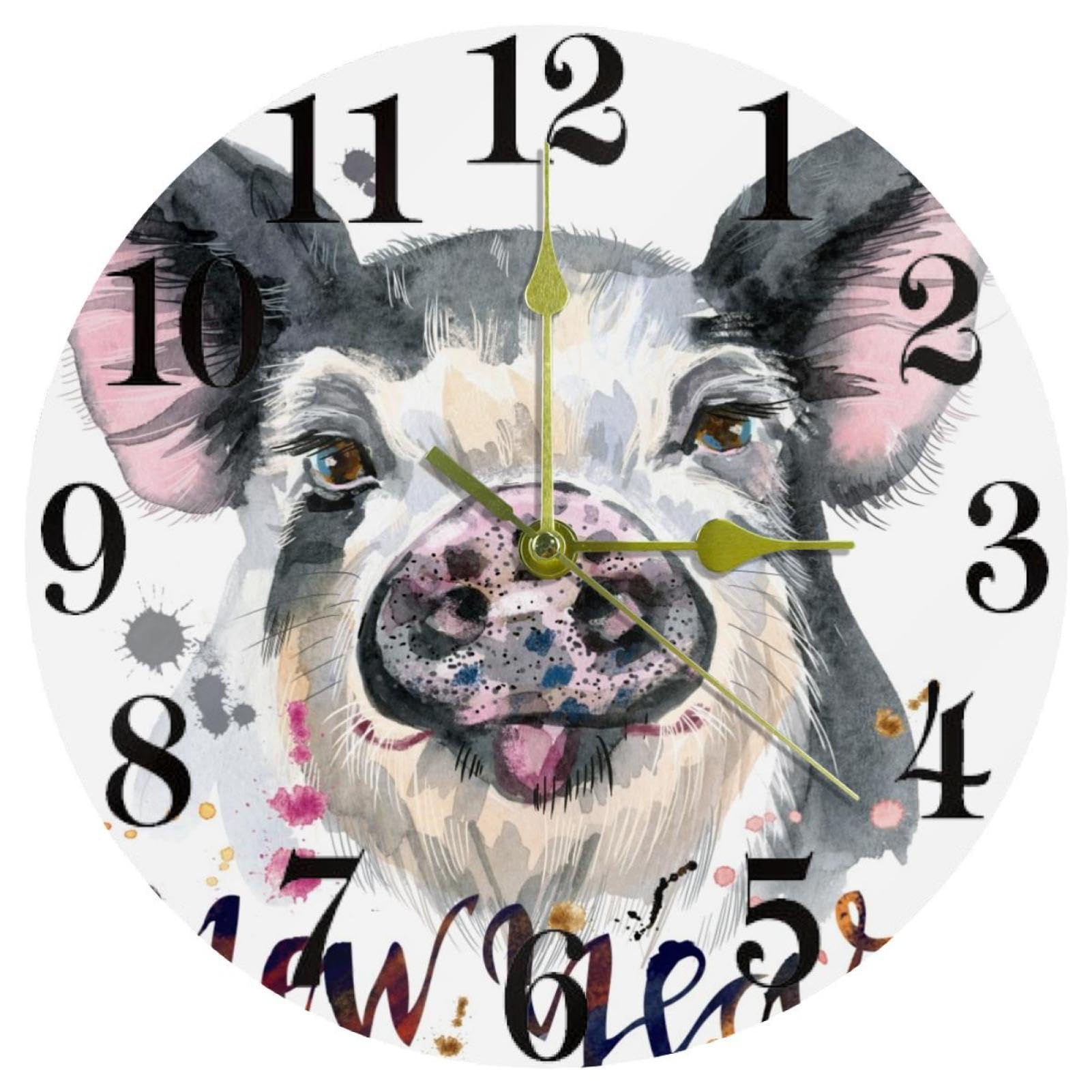 Horloge murale sans tic-tac ronde et silencieuse pour retrouver le calme dans votre chambre