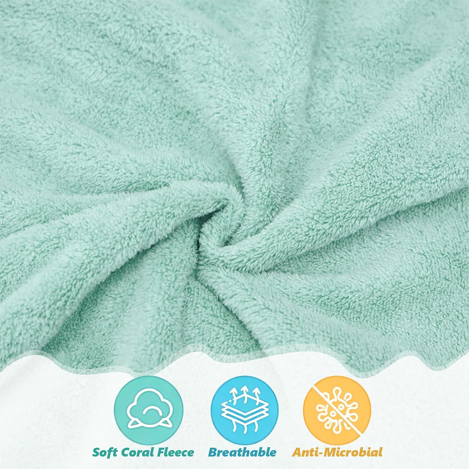 25 Pack Baby Washcloths, Microfiber Coral Fleece 7 x 9 Inch Baby Bath Face Towel, Baby Face Skin Wash Cloths Towels Set