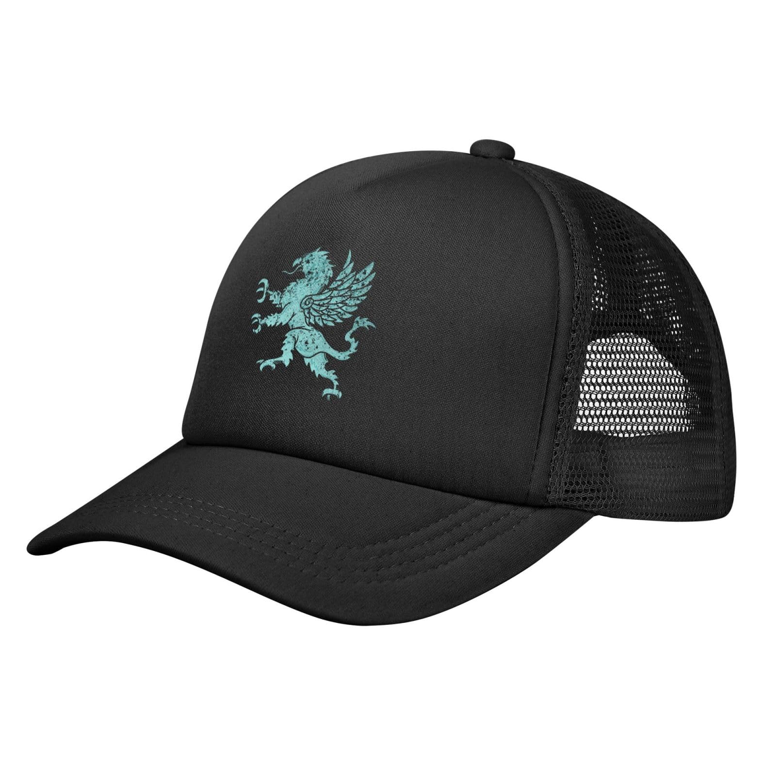 Oudrspo Unisex As Pic Griffin Coat Of Arms Baseball Cap Adjustable Casual Mesh Hats Duck Tongue Hat For Men Women35 Black