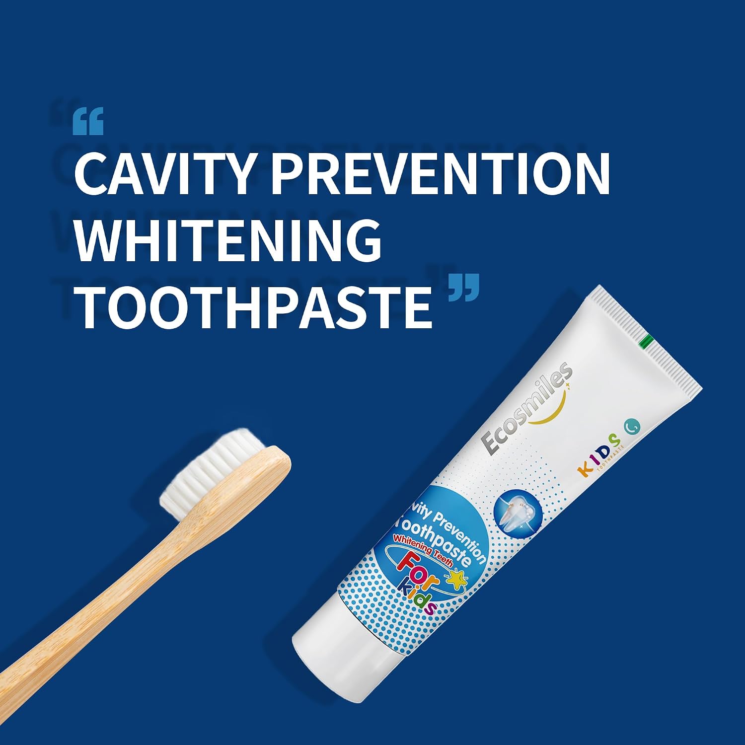 Kids Cavity Protection Toothpaste with Hydroxyapatite, SLS-Free Non-Toxic Formula for Toddlers, Strawberry Flavor, Remineralizing & Sensitive Teeth Friendly,3.52oz