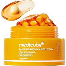 medicube Capsule Cream with Kojic Acid & Turmeric for Uneven Skin Tone 