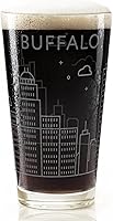 Vista 52 de AMSTERDAM NETHERLANDS SKYLINE Engraved Pint Beer Glass Minimalist City Sky Line Full Wrap Engraving Great Gift Idea!