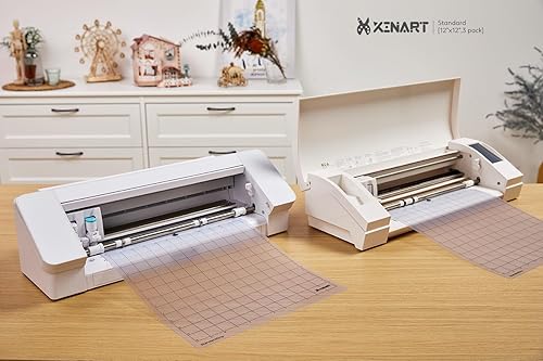 Miniatura 8 de XINART LightGrip - Tapete de corte para Silhouette Cameo 4321 (3 alfombrillas, 12 x 12 pulgadas), adhesivo de agarre ligero, para manualidades,