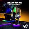 Razer Kraken V3 X Wired USB Gaming Headset: Lightweight Construction - Triforce 40mm Drivers - HyperClear Cardioid Microphone - 7.1 Surround Sound - Chroma RGB Lighting - Black