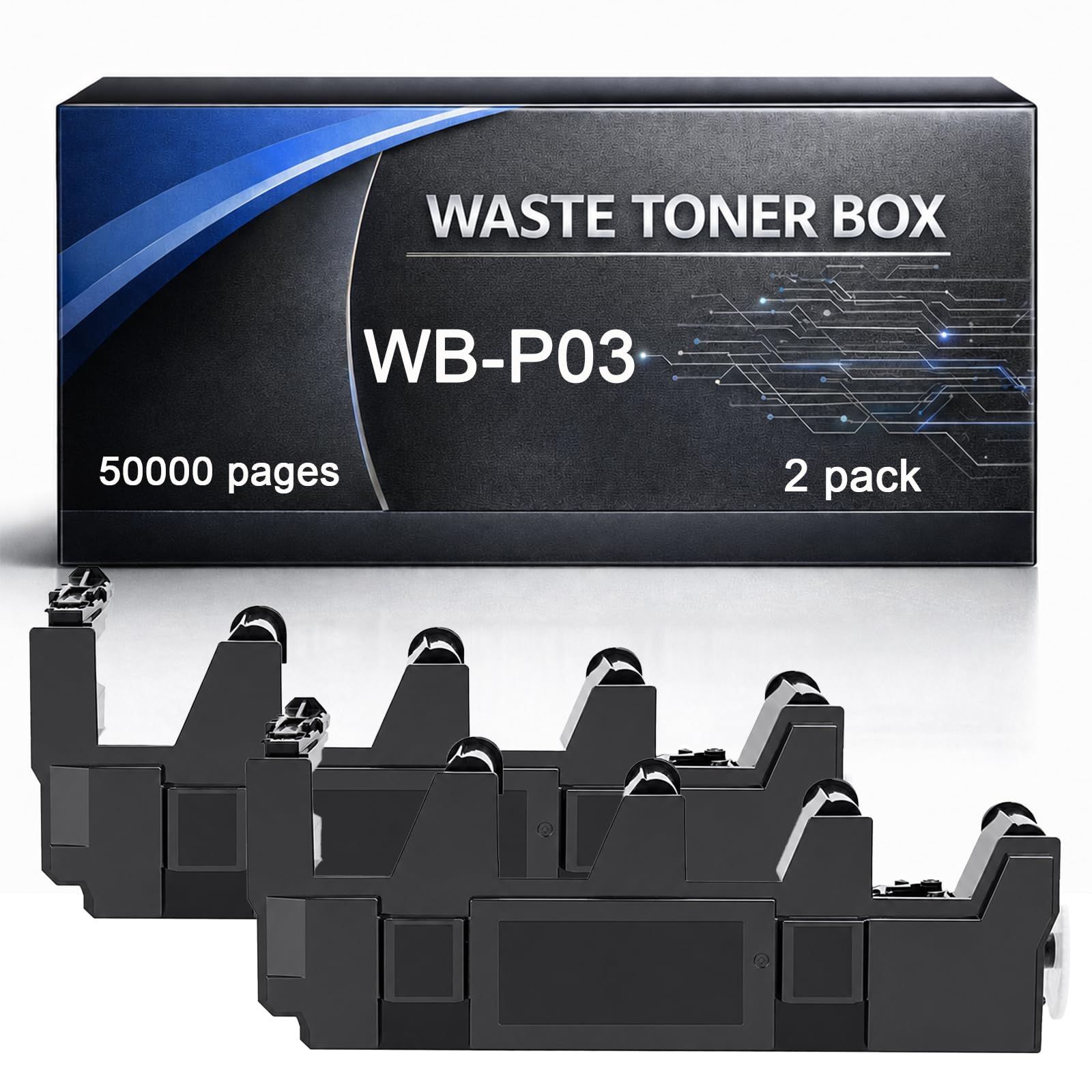 Contenitore toner di scarto WB-P03, compatibile con Konica Minolta WBP03 A4Y5WY1, funziona con stampanti Bizhub MC4700 MC4750 BH C35 C25 C3100 C3110