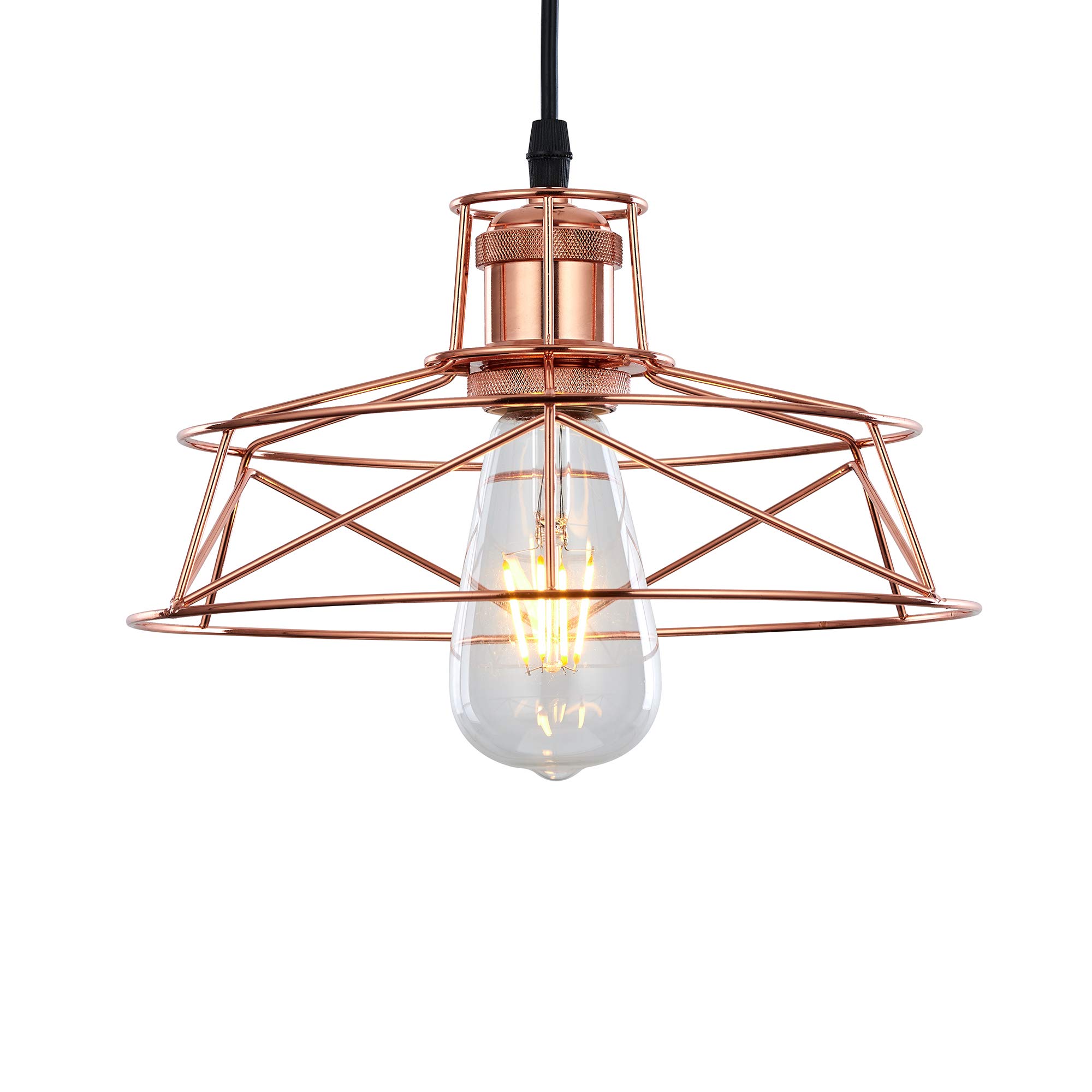 Sponsored Ad – Innoteck DS-1149 Vintage Ceiling Pendant Light Shade – Rose Copper Metal cage Chandelier lampshade DS-1149 Vintage Ceiling Pendant Light Shade – Rose Copper Metal cage Chandelier lampshade