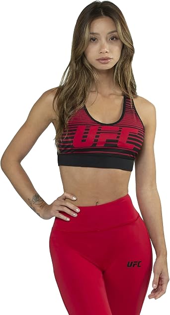 UFC Essential Womens Leggings Ideal for Workout, Leisure, Regular Wear 4-Way Stretch Blended Polyester