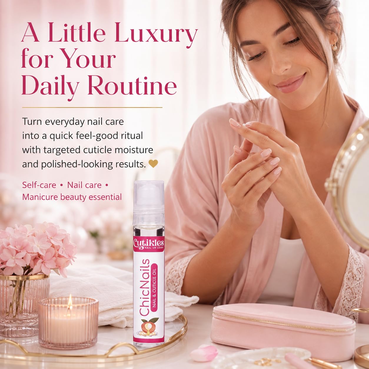 CUTIKLES Cuticle Oil Roll-On. Nourishing & Hydrating Formula for Healthy Nails. Easy-to-Apply Roll-On Bottle, Perfect for Dry Cuticles & Nail Care, Compact & Travel-Friendly - 10ml 3
