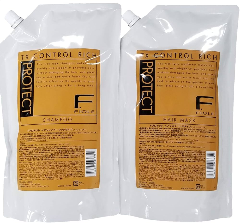 Amazon | フィヨーレ Fプロテクト シャンプー リッチ 1000ml マスク