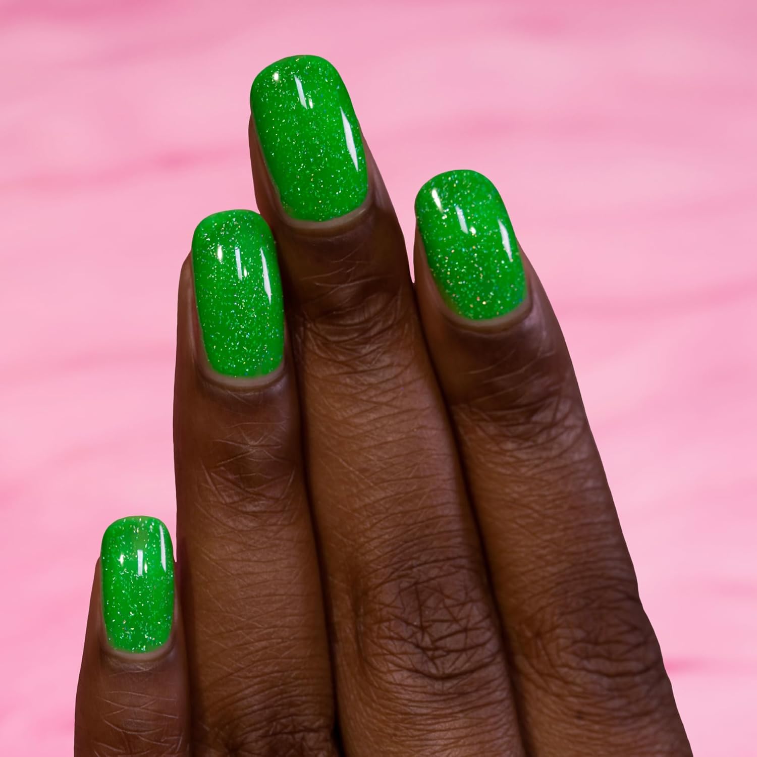 ILNP Jellybean - Candy Green Holographic Jelly Nail Polish