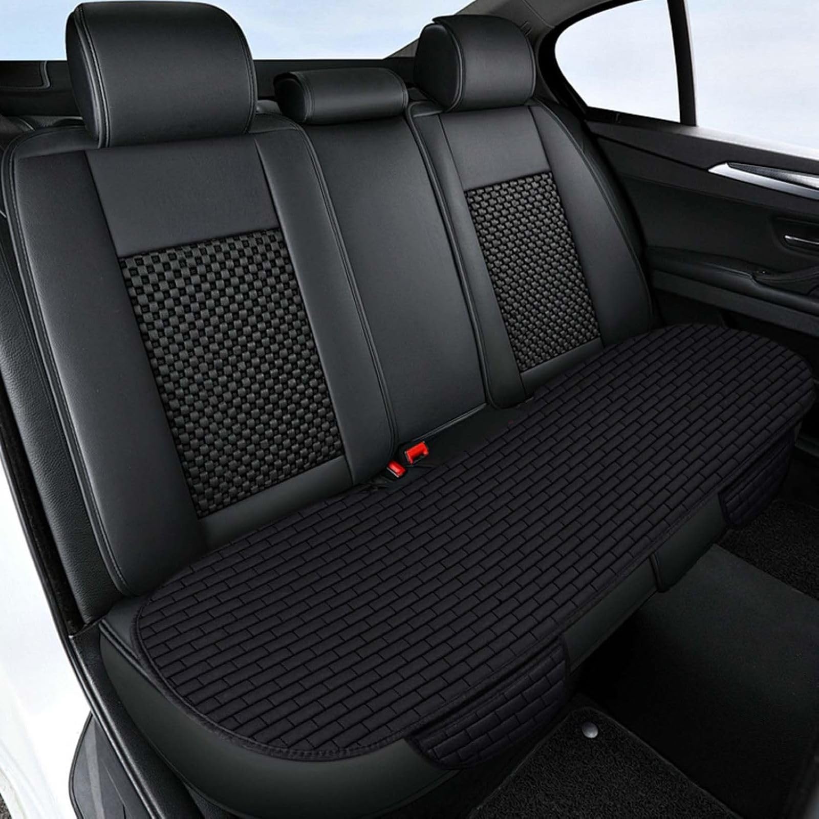 Universel De Voiture Banquette ArrièRe Protection, Protection De Siège Douce Et Respirante pour Siège ArrièRe(134x50 cm), s'adapte à La Plupart des SièGes Arrière