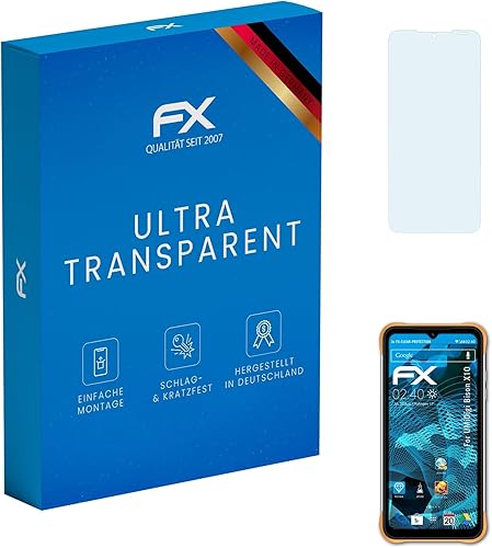 atFoliX Película protectora de pantalla compatible con UMiDigi Bison X10, película protectora ultra transparente FX (3X)