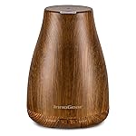 InnoGear Essential Oil Diffuser, Ultrasonic Diffusers for Home Aromatherapy Humidifier for Bedroom Room 7 Colors LED 2 Mist Mode Auto Off, Bronze