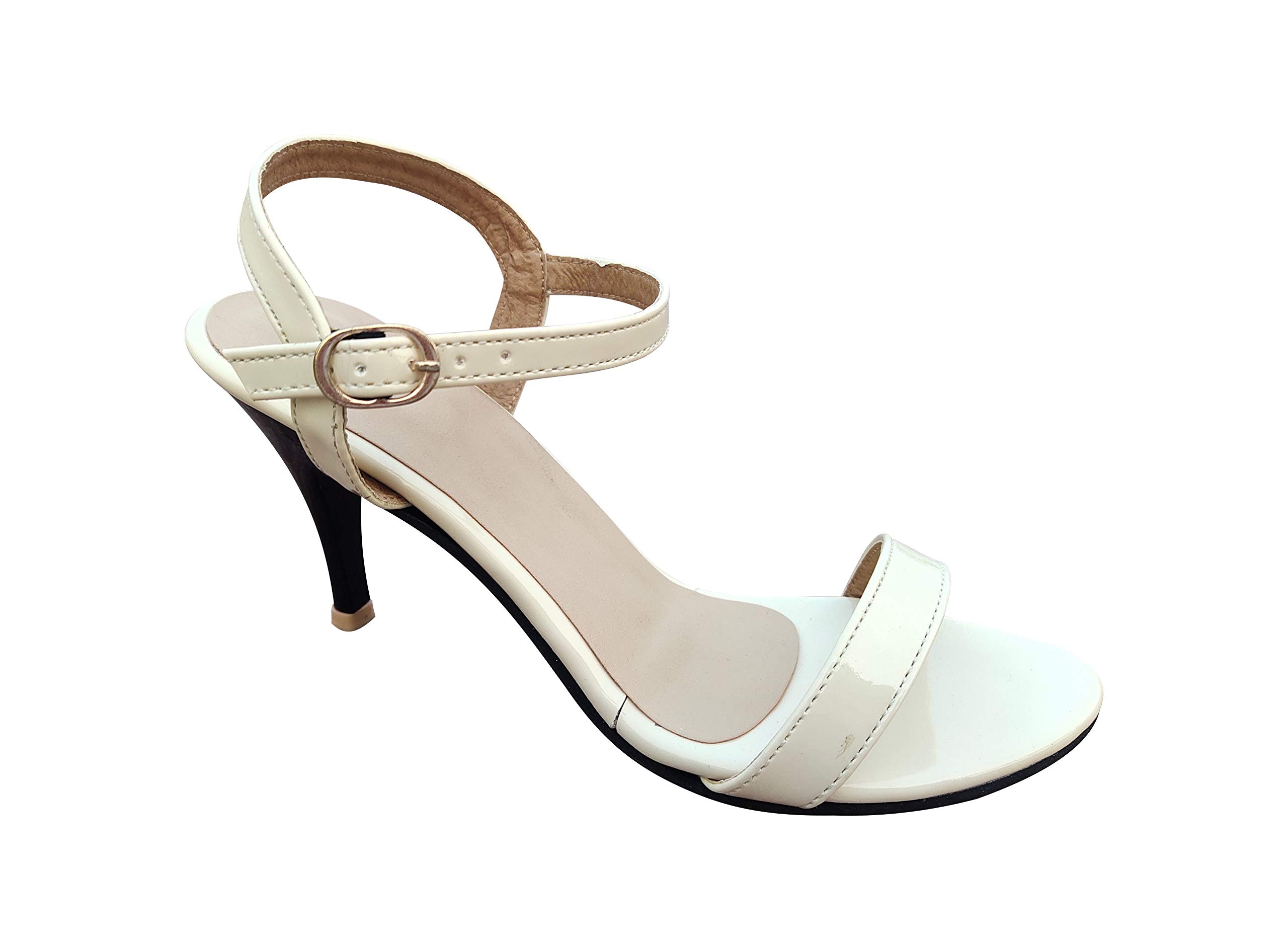 TipnToes Womens Off-White Stilettos Peep Toe Pump Heel Sandals (B08W2NQCDJ) Amazon Price History, Amazon Price Tracker