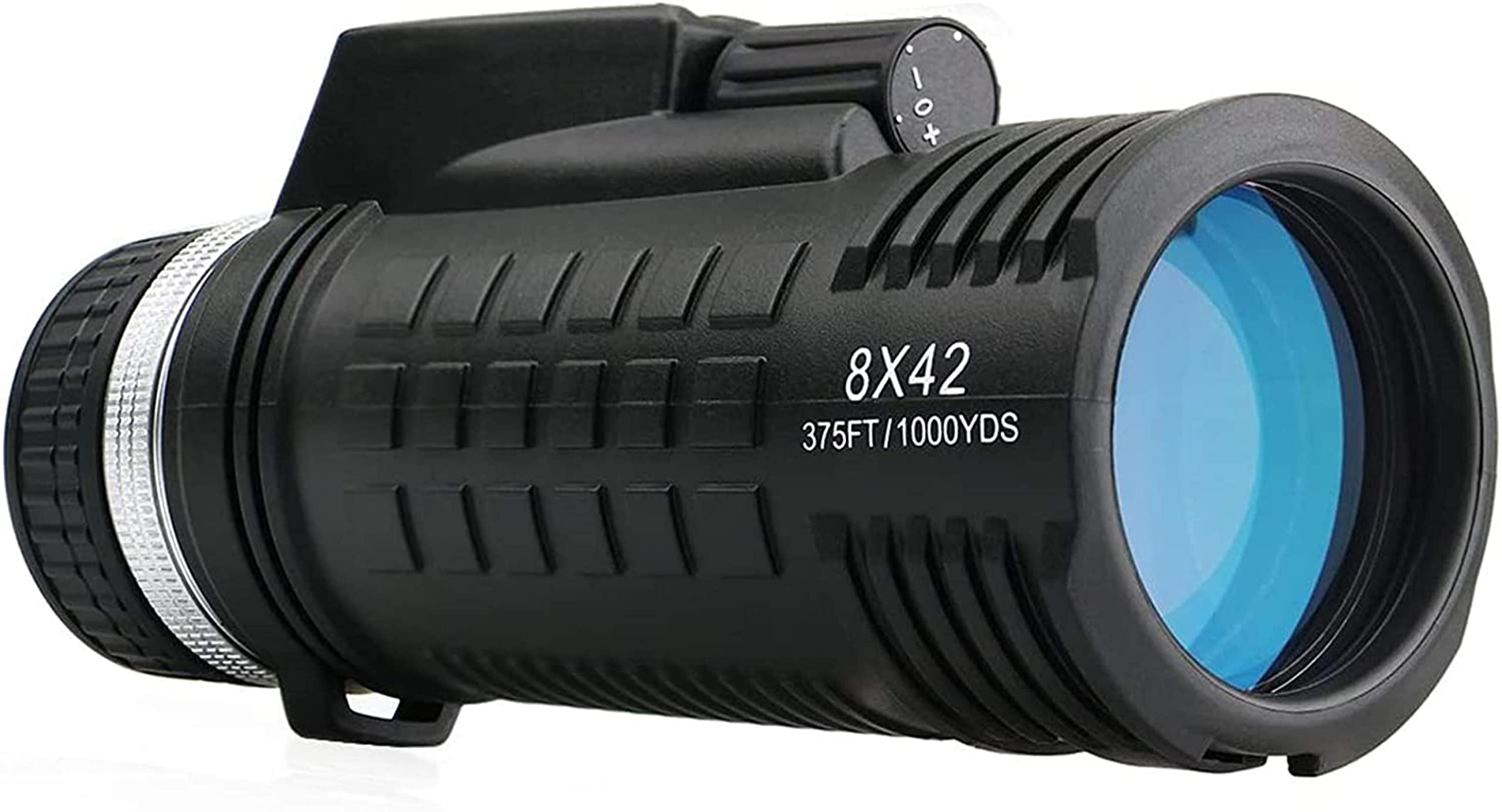 REVAHI Telescopio monoculare Impermeabile 8X42, cannocchiale monoculare antiappannamento con telemetro Bussola Integrato, per Birdwatching, Campeggio, Escursionismo