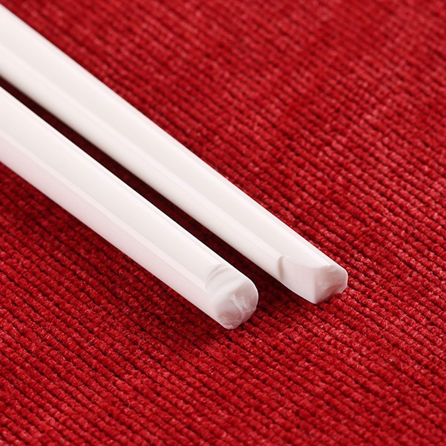 Baguettes réutilisables, baguettes réutilisables, baguettes jetables réutilisables, 10 paires de baguettes en porcelaine tendre, coffret cadeau, baguettes en céramique antidérapantes pour la maison