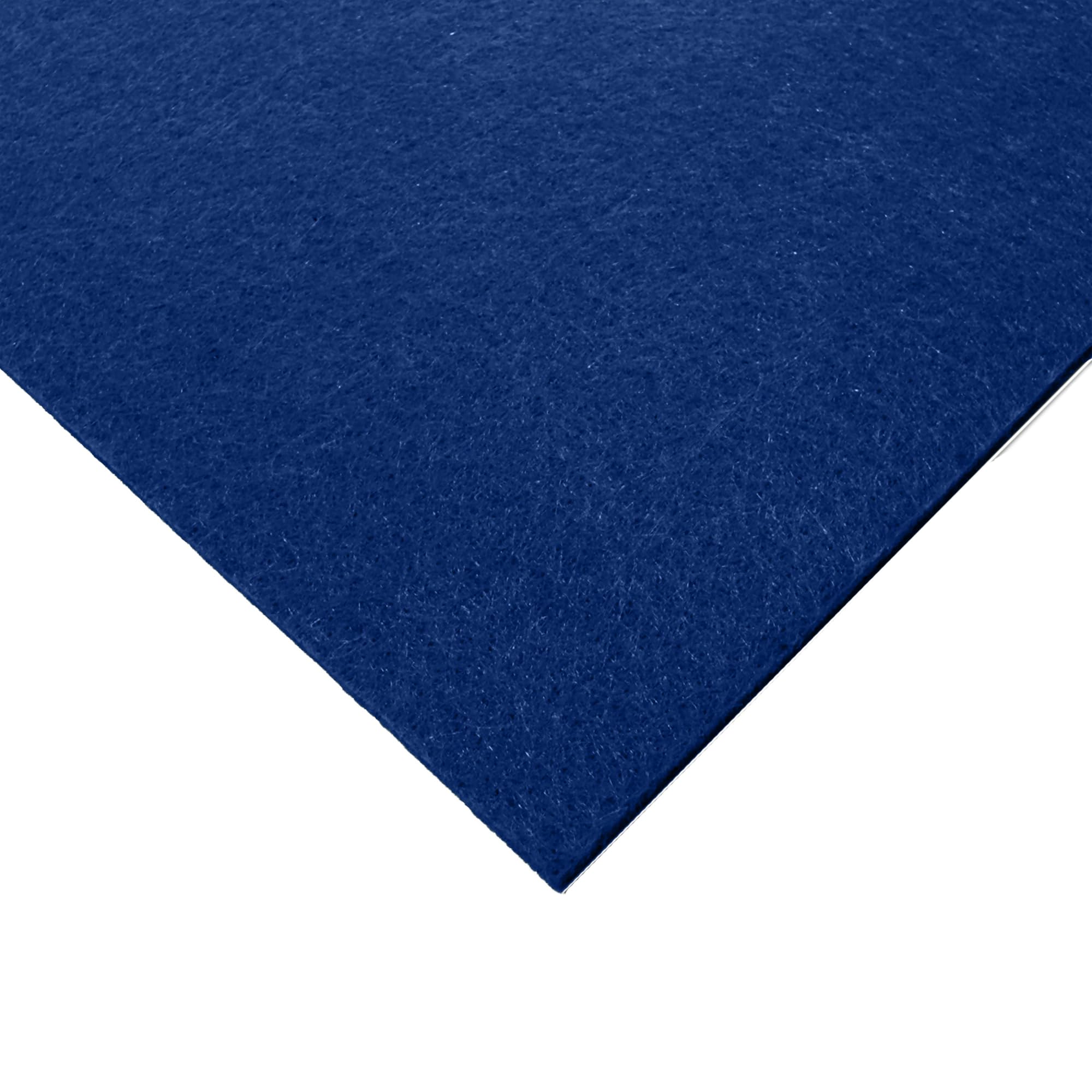 Thick 3mm Acrylic Felt Fabric | 50cm x 91cm | Craft, Sewing & Upholstery Material | Baize Poker Table Cover | Soundproof Acoustic DIY (Royal Blue)