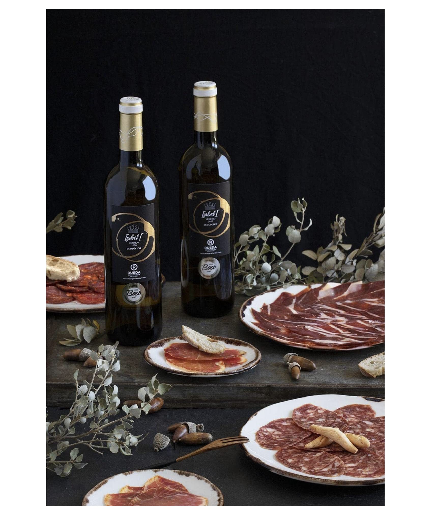 Jamón Ibérico Bellota loncheado. Embutidos ibéricos. Jamón Bellota Ibérico Salamanca. Jamón Ibérico loncheado envasado al vacío. Contiene 5 sobres x 100 grs (500grs.).